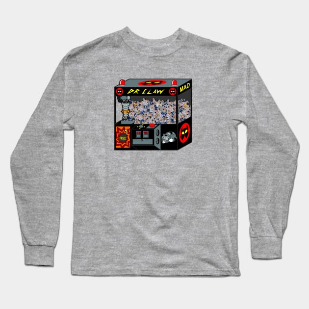 Dr Claw Machine Long Sleeve T-Shirt by RobotGhost